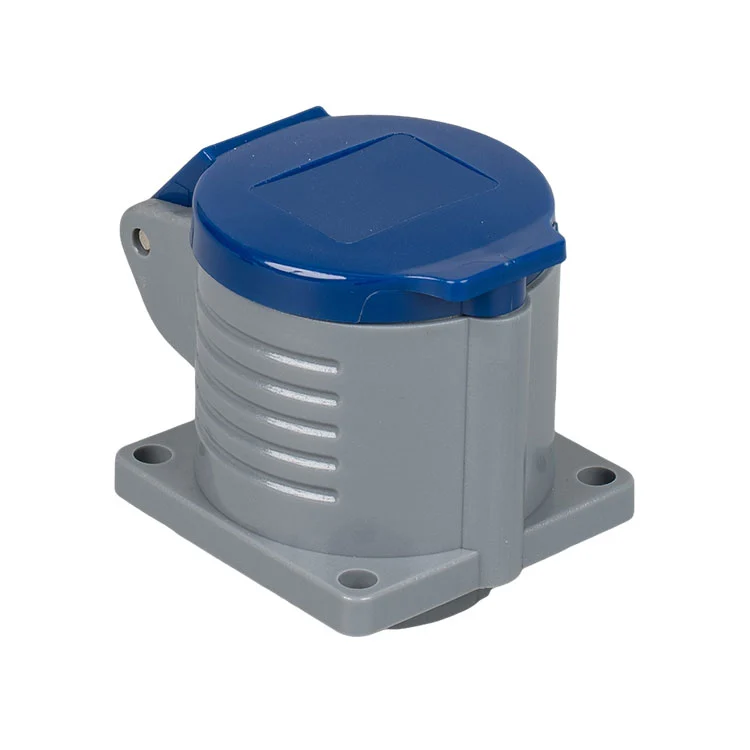 Soquete industrial impermeável masculino IP44 Europa